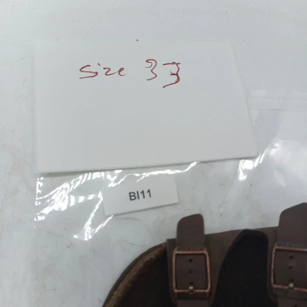 Birkenstock Milano Brown Birkibuc Slingback Sandals Kids Size 33 BI11